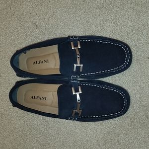 Alfani Mens Black Remy Driving Loafers 
